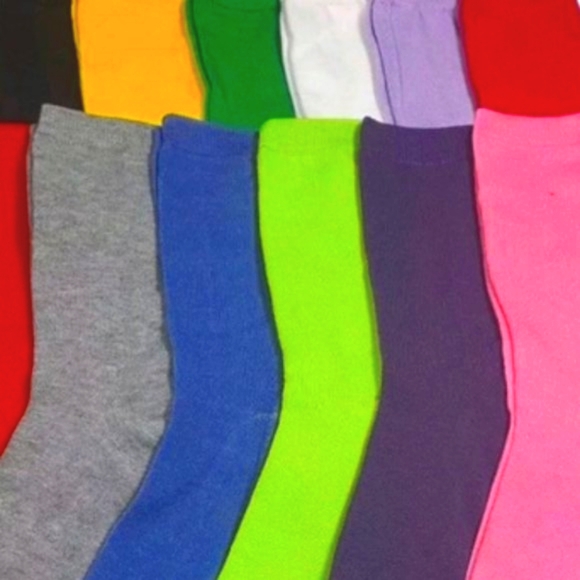Women's 24 Pairs Color Crew Socks NWT in package size 9-11 - Picture 4 of 5